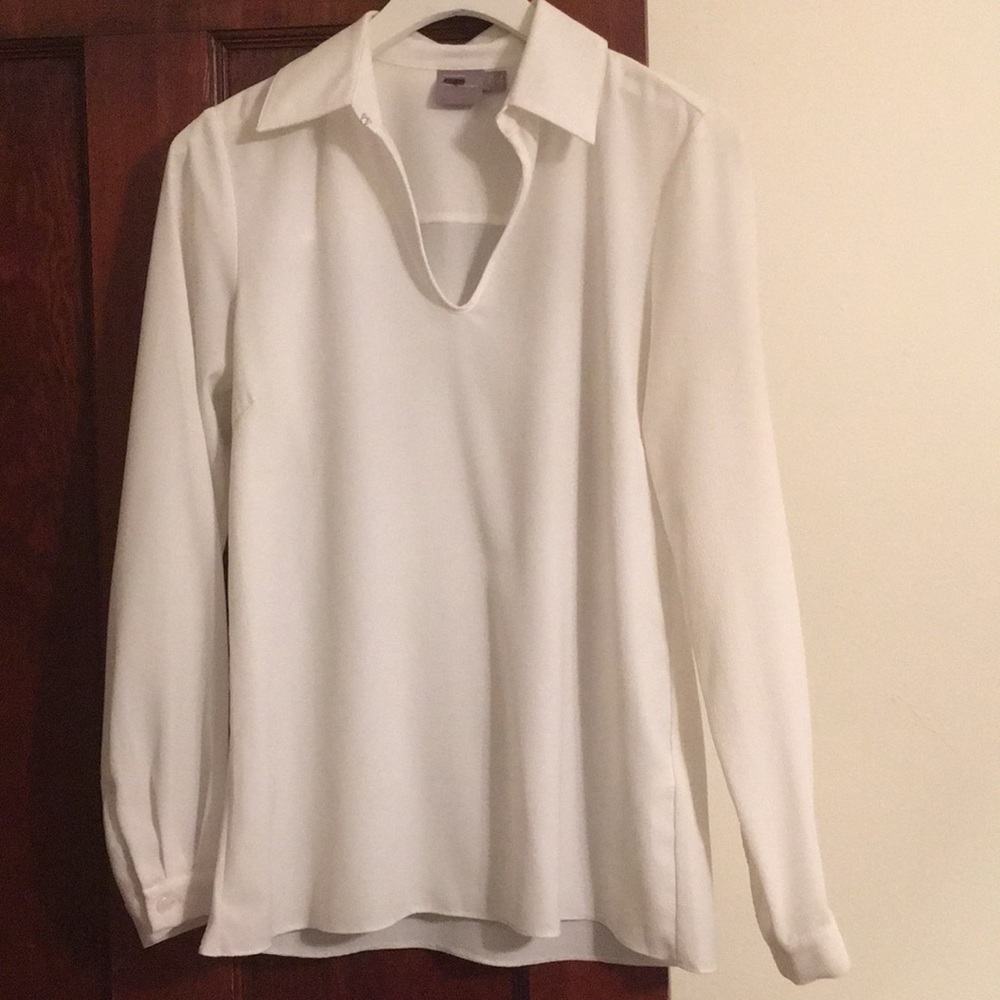 White collared ASOS blouse